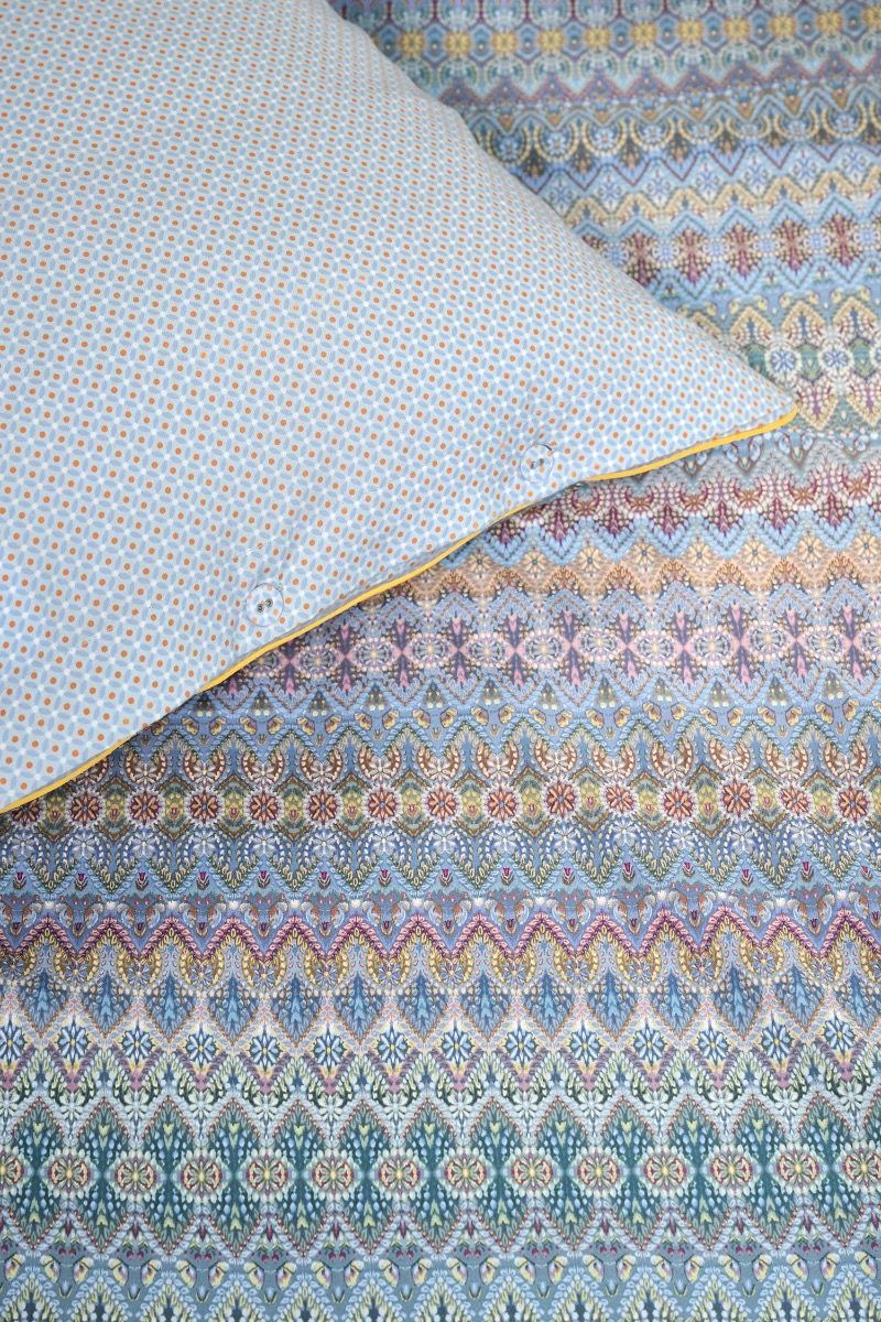 Pip Studio Ashanti Blue – Παπλωματοθήκη 220×260 cm + 2 Μαξιλαροθήκες