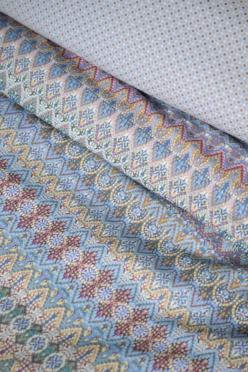 Pip Studio Ashanti Blue – Παπλωματοθήκη 220×260 cm + 2 Μαξιλαροθήκες