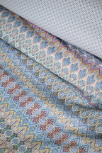 Pip Studio Ashanti Blue – Παπλωματοθήκη 220×260 cm + 2 Μαξιλαροθήκες