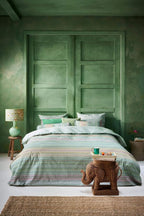 Pip Studio Ashanti Green – Παπλωματοθήκη 220×260 cm + 2 Μαξιλαροθήκες