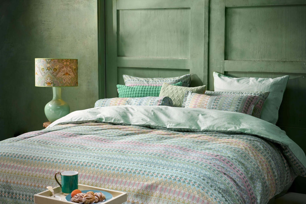 Pip Studio Ashanti Green – Παπλωματοθήκη 220×260 cm + 2 Μαξιλαροθήκες
