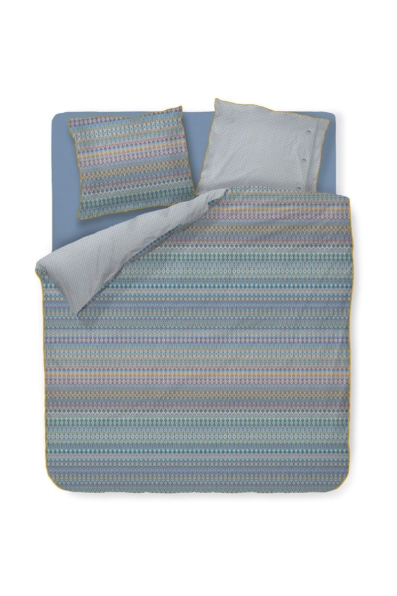 Pip Studio Ashanti Blue – Παπλωματοθήκη 220×260 cm + 2 Μαξιλαροθήκες