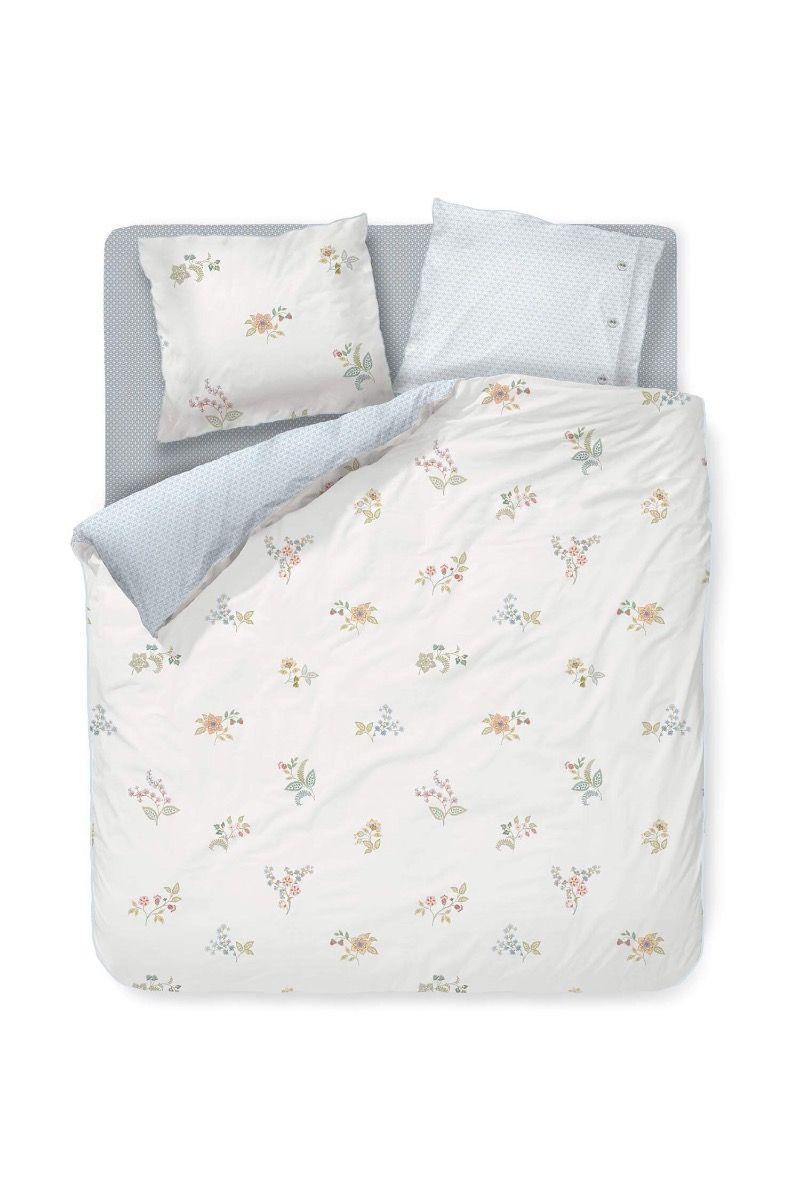 Pip Studio Blossom Chique White – Παπλωματοθήκη 220×260 cm + 2 Μαξιλαροθήκες