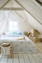 Pip Studio Blossom Chique White – Παπλωματοθήκη 220×260 cm + 2 Μαξιλαροθήκες