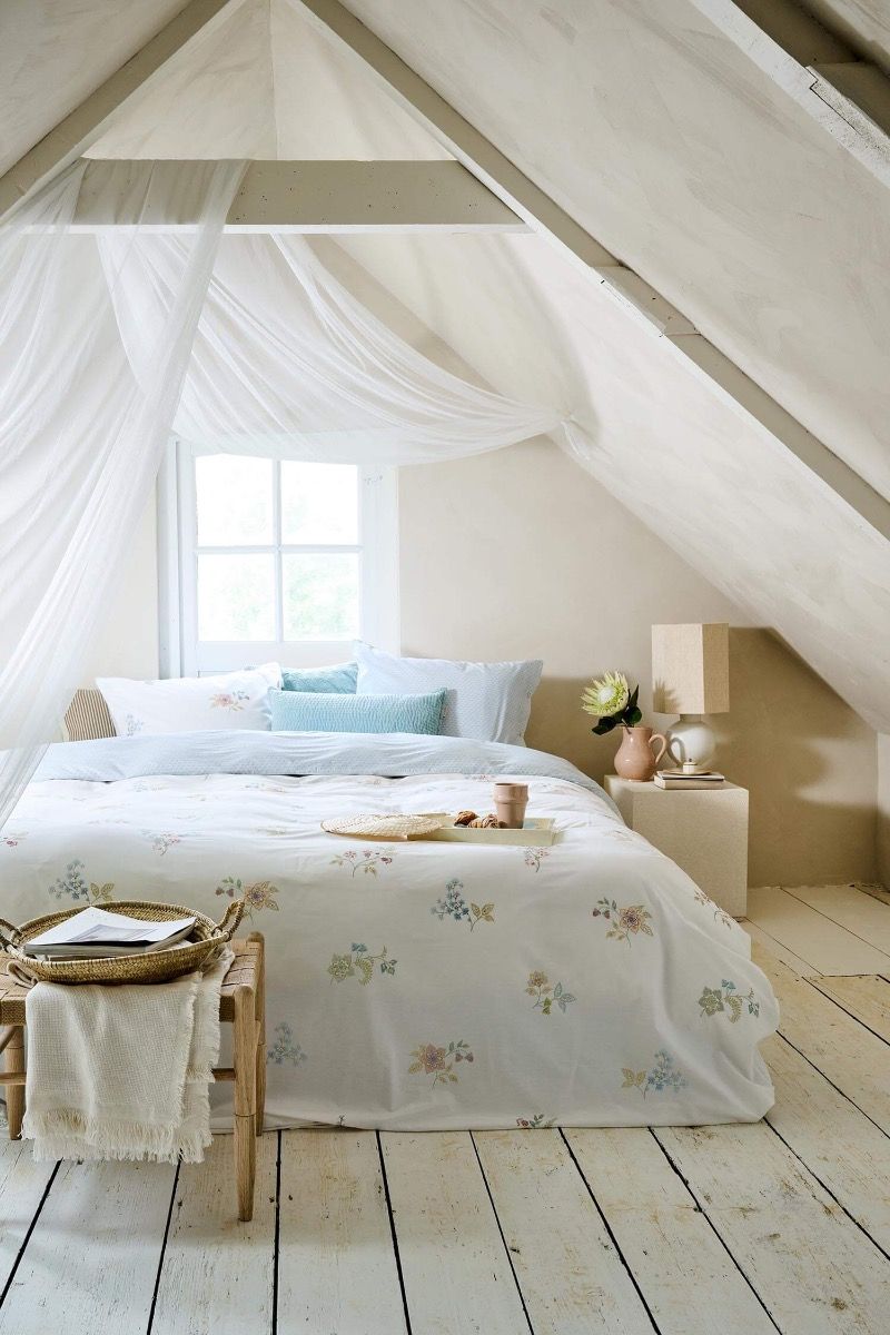 Pip Studio Blossom Chique White – Παπλωματοθήκη 220×260 cm + 2 Μαξιλαροθήκες