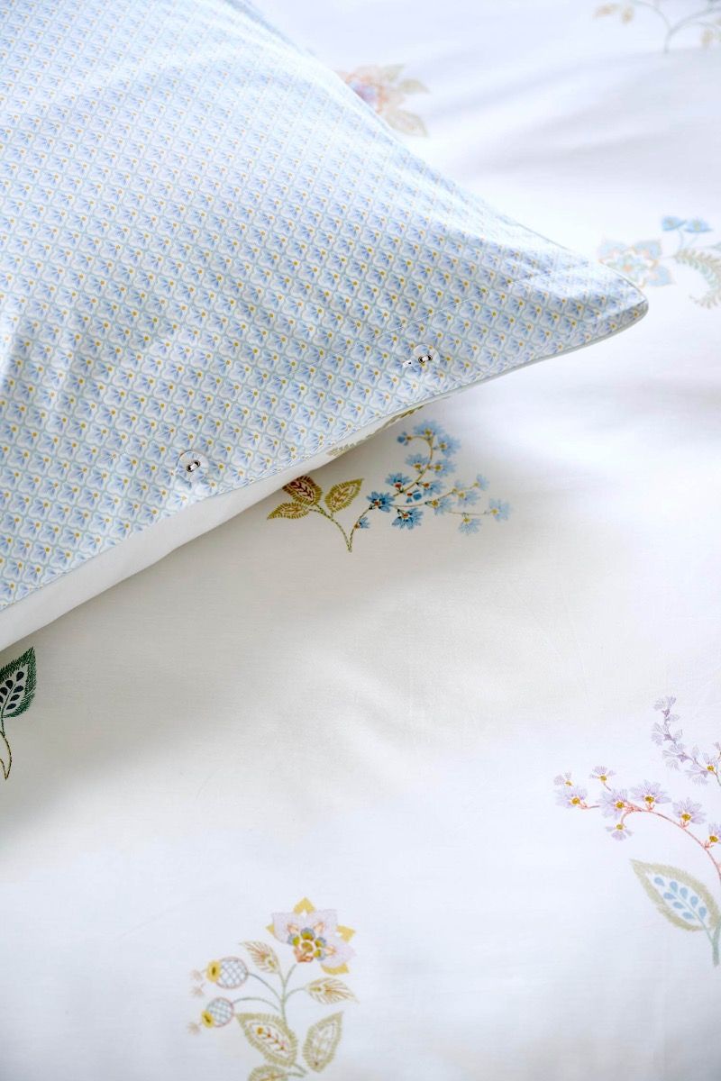 Pip Studio Blossom Chique White – Παπλωματοθήκη 220×260 cm + 2 Μαξιλαροθήκες