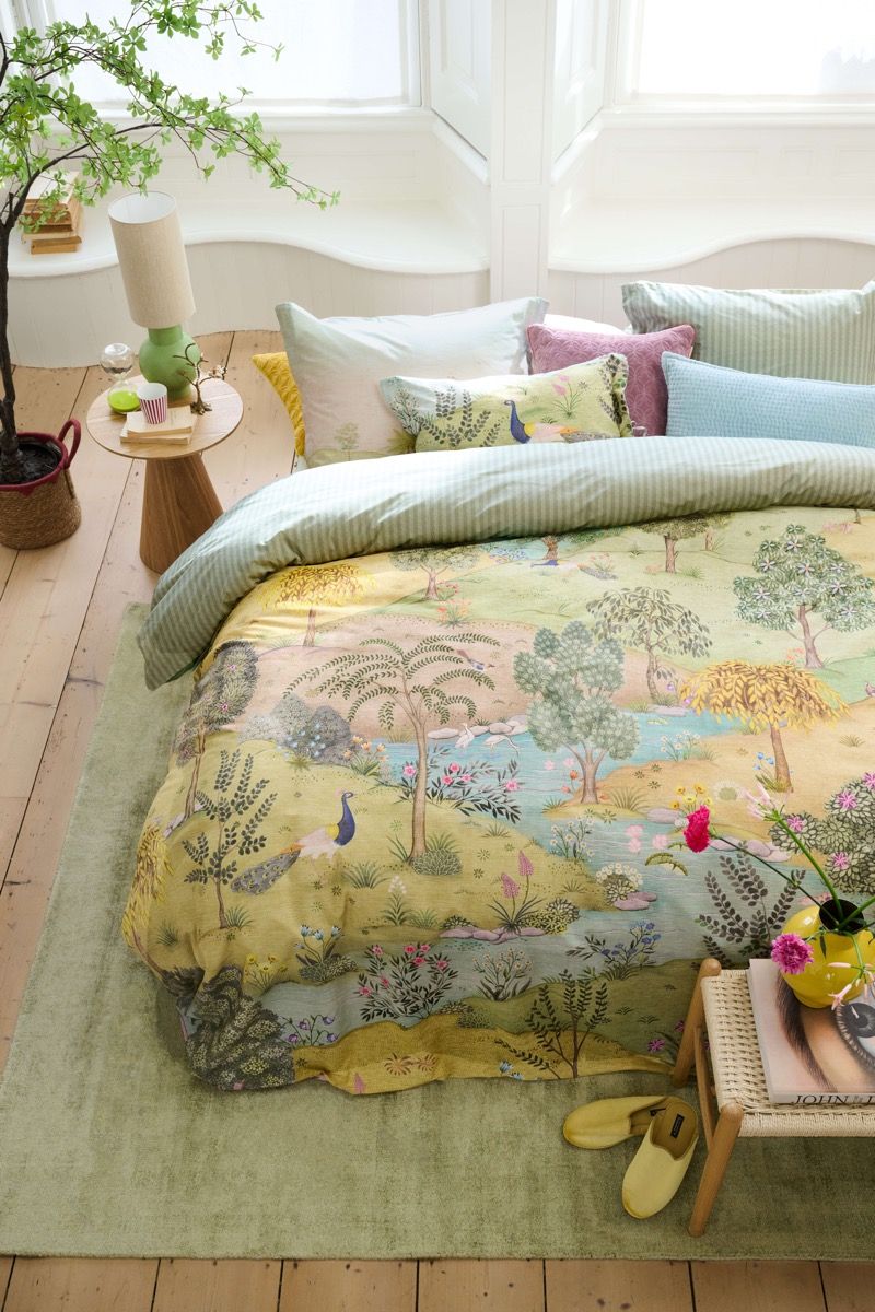 Pip Studio Cabrera Green – Παπλωματοθήκη 220×260 cm + 2 Μαξιλαροθήκες