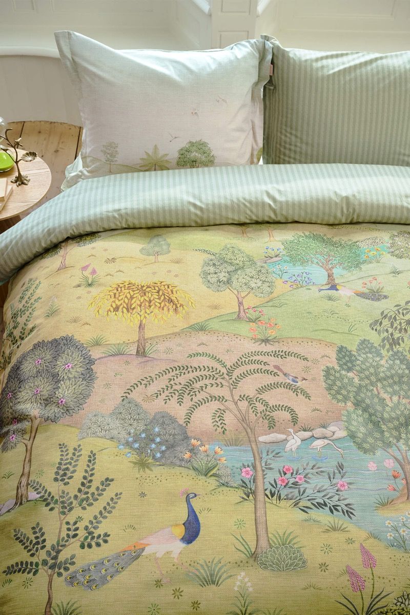 Pip Studio Cabrera Green – Παπλωματοθήκη 220×260 cm + 2 Μαξιλαροθήκες