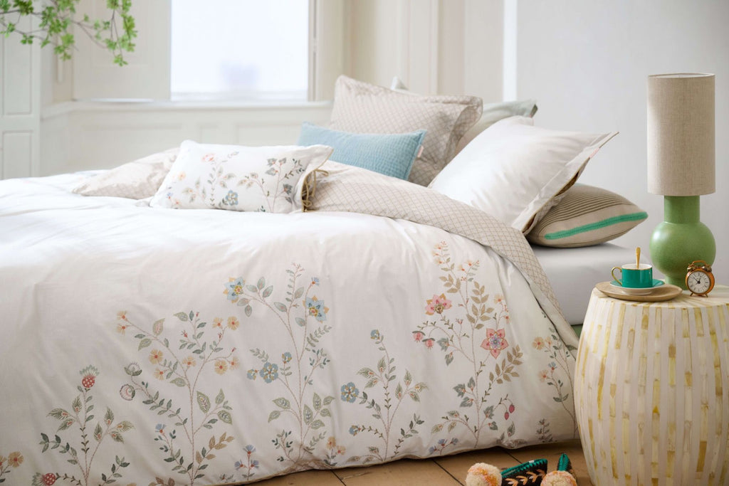 Pip Studio Campo de Flores Off-White – Παπλωματοθήκη 220×260 cm + 2 Μαξιλαροθήκες