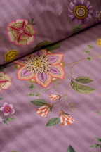 Pip Studio Flores Bailando Purple – Παπλωματοθήκη 220×260 cm + 2 Μαξιλαροθήκες