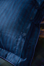 Pip Studio Flores Felices Dark Blue – Παπλωματοθήκη 220×260 cm + 2 Μαξιλαροθήκες