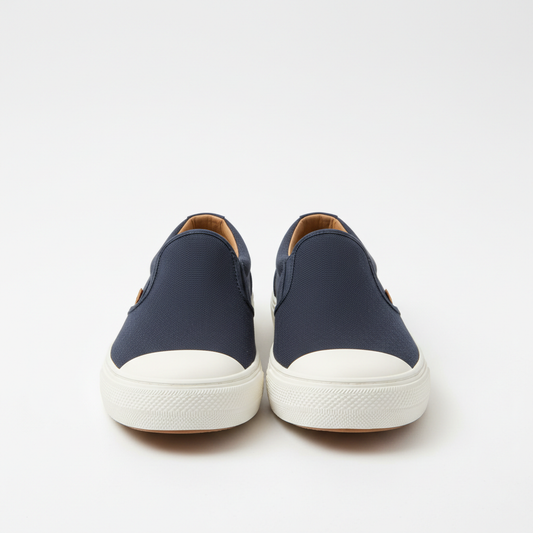 Canvas Slip-On Sneakers Navy