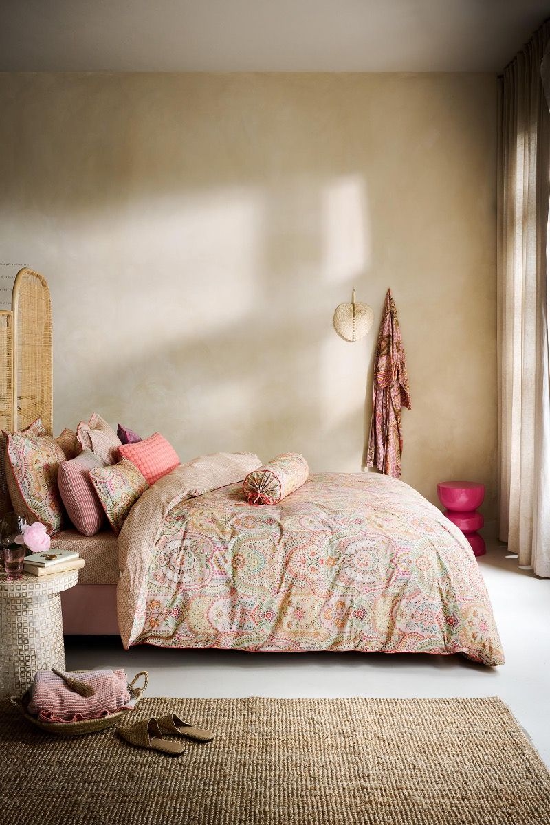 Pip Studio Jabali Flower Coral – Παπλωματοθήκη 220×260 cm + 2 Μαξιλαροθήκες