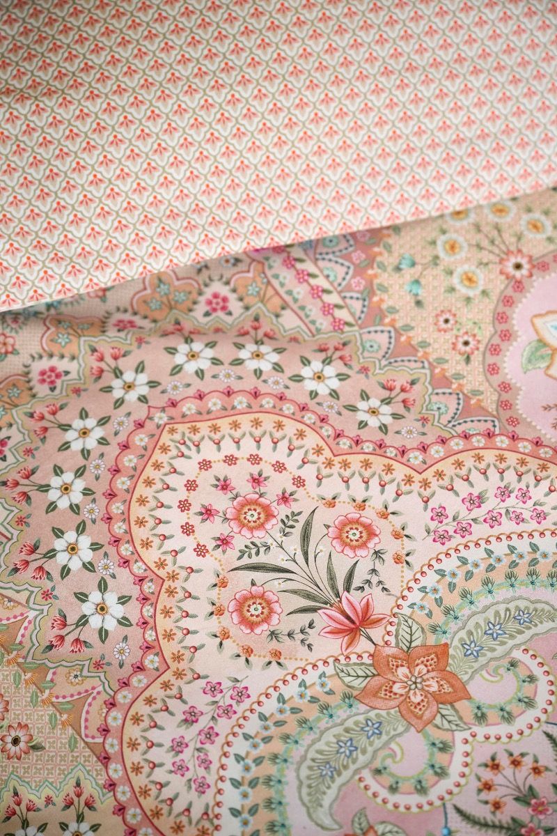 Pip Studio Jabali Flower Coral – Παπλωματοθήκη 220×260 cm + 2 Μαξιλαροθήκες