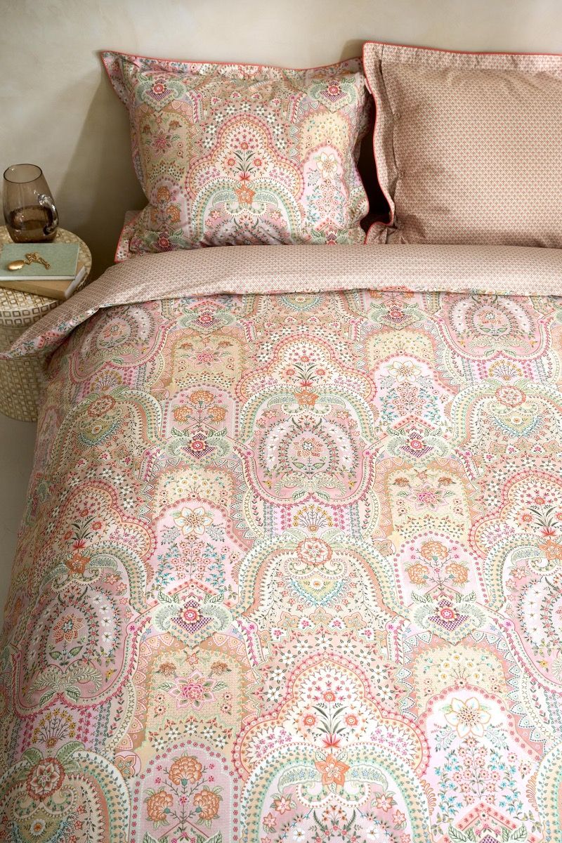 Pip Studio Jabali Flower Coral – Παπλωματοθήκη 220×260 cm + 2 Μαξιλαροθήκες