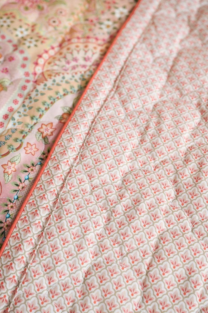 Pip Studio Jabali Flower Coral – Κουβερλί 220×260 cm