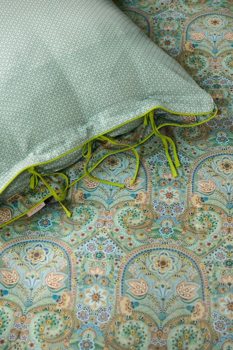 Pip Studio Kikoy Green – Παπλωματοθήκη 220×260 cm + 2 Μαξιλαροθήκες