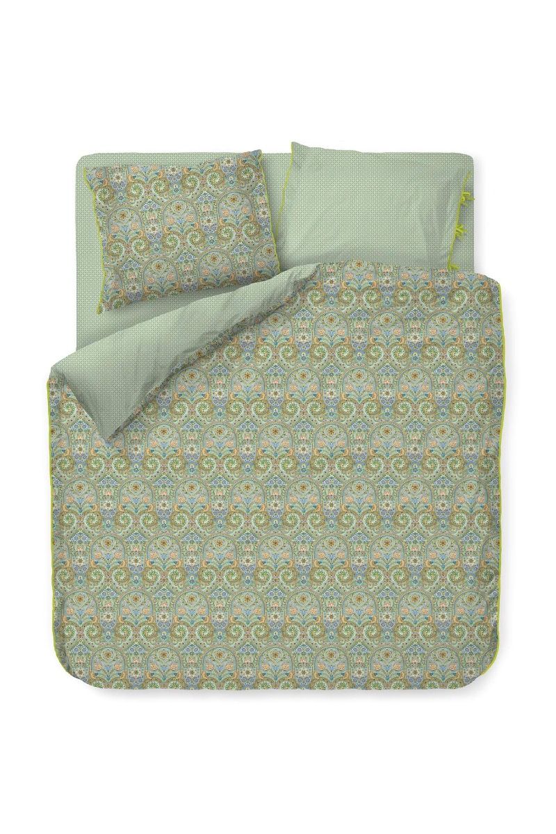 Pip Studio Kikoy Green – Παπλωματοθήκη 220×260 cm + 2 Μαξιλαροθήκες