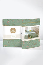 Pip Studio Kili Flower Green – Παπλωματοθήκη 220×260 cm + 2 Μαξιλαροθήκες