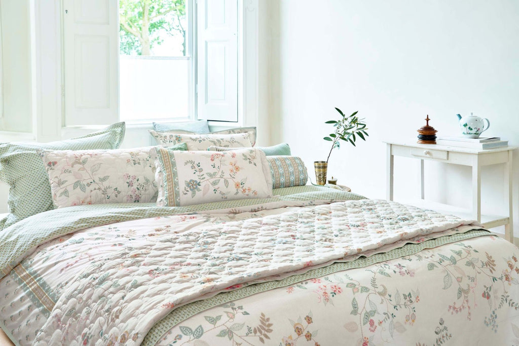 Pip Studio Kili Flower White – Κουβερλί 220×260 cm