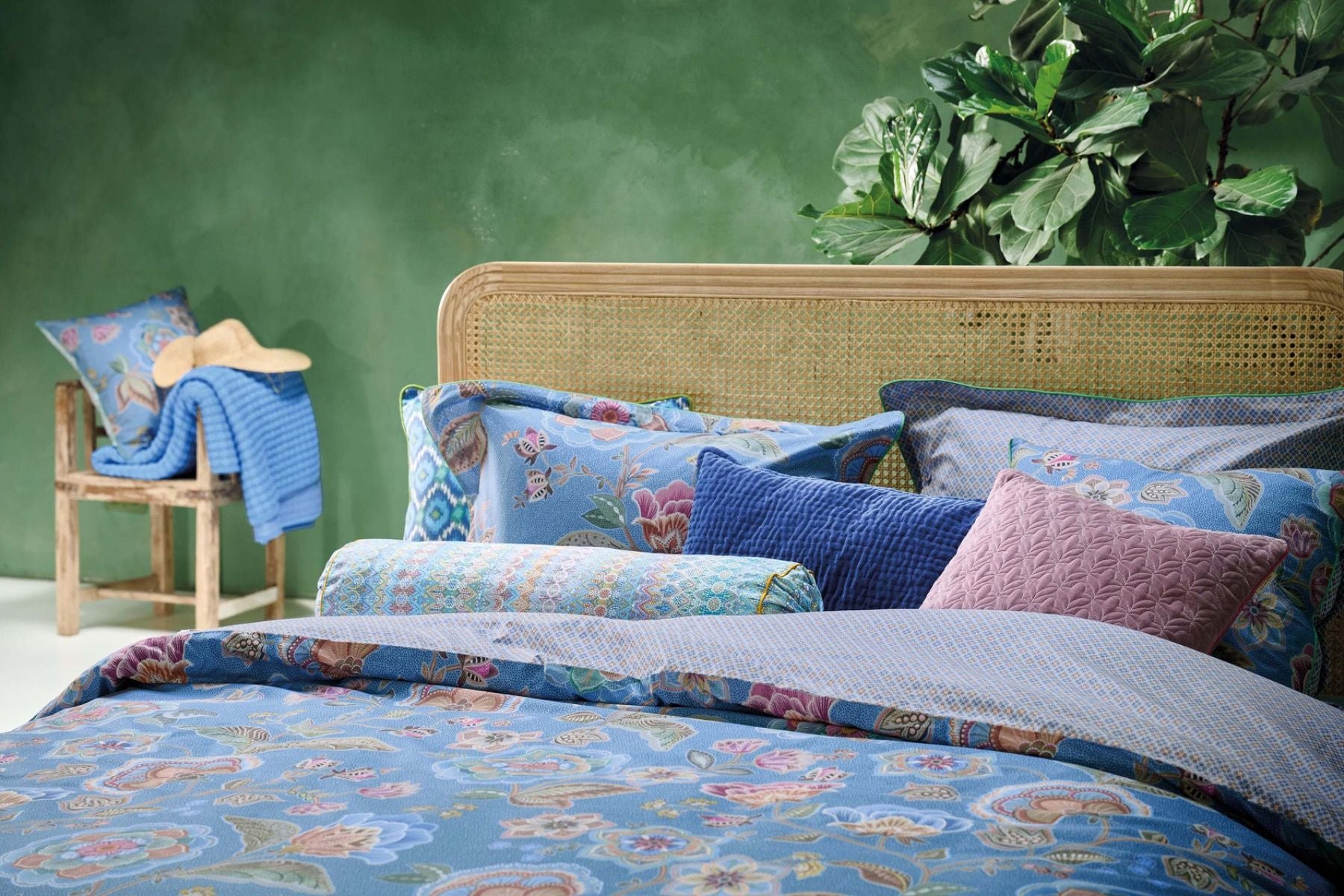 Pip Studio Matata Blue – Παπλωματοθήκη 220×260 cm + 2 Μαξιλαροθήκες