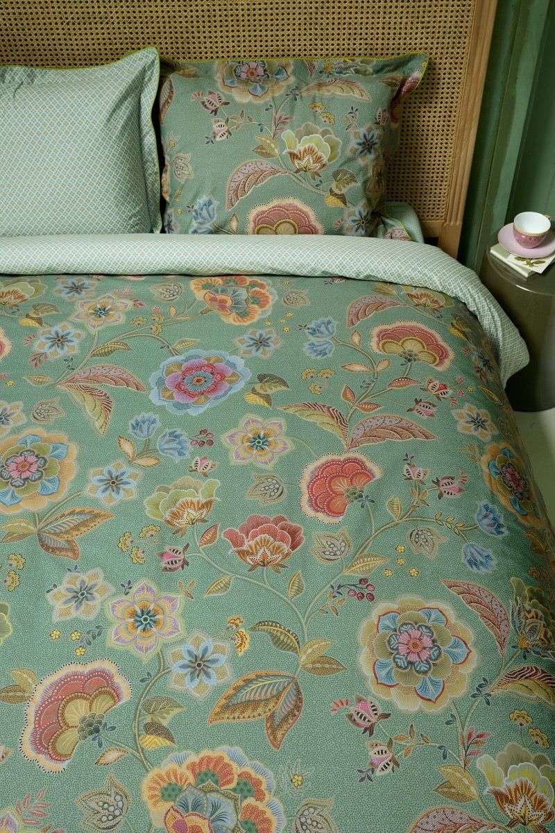 Pip Studio Matata Green – Παπλωματοθήκη 220×260 cm + 2 Μαξιλαροθήκες