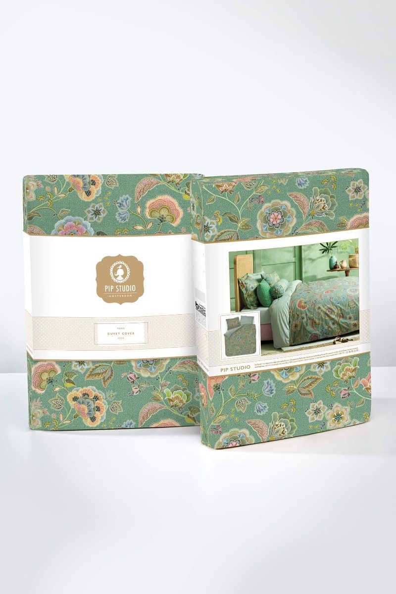 Pip Studio Matata Green – Παπλωματοθήκη 220×260 cm + 2 Μαξιλαροθήκες