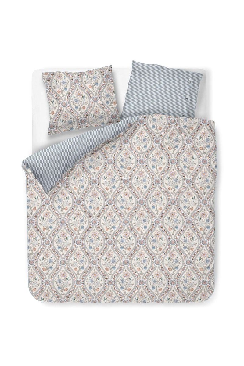 Pip Studio Ornemento Ramo White – Παπλωματοθήκη 220×260 cm + 2 Μαξιλαροθήκες