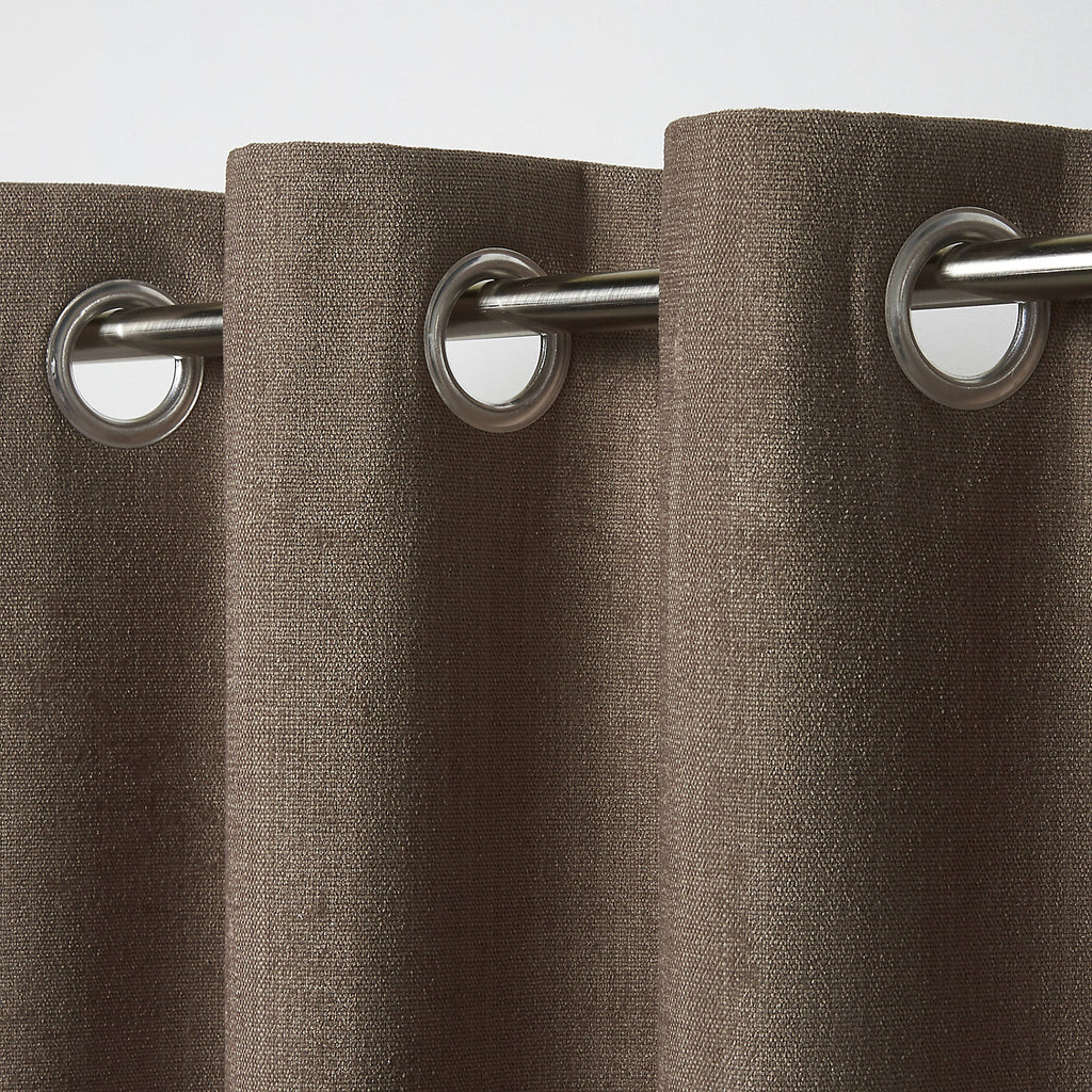 Κουρτίνα Blackout Chenille Pahea Καφέ – Πολλαπλές Διαστάσεις (Μονό Φύλλο)
