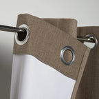 Κουρτίνα Blackout Chenille Pahea Καφέ – Πολλαπλές Διαστάσεις (Μονό Φύλλο)