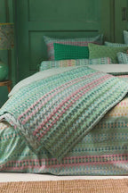 Pip Studio Ashanti Green – Παπλωματοθήκη 220×260 cm + 2 Μαξιλαροθήκες