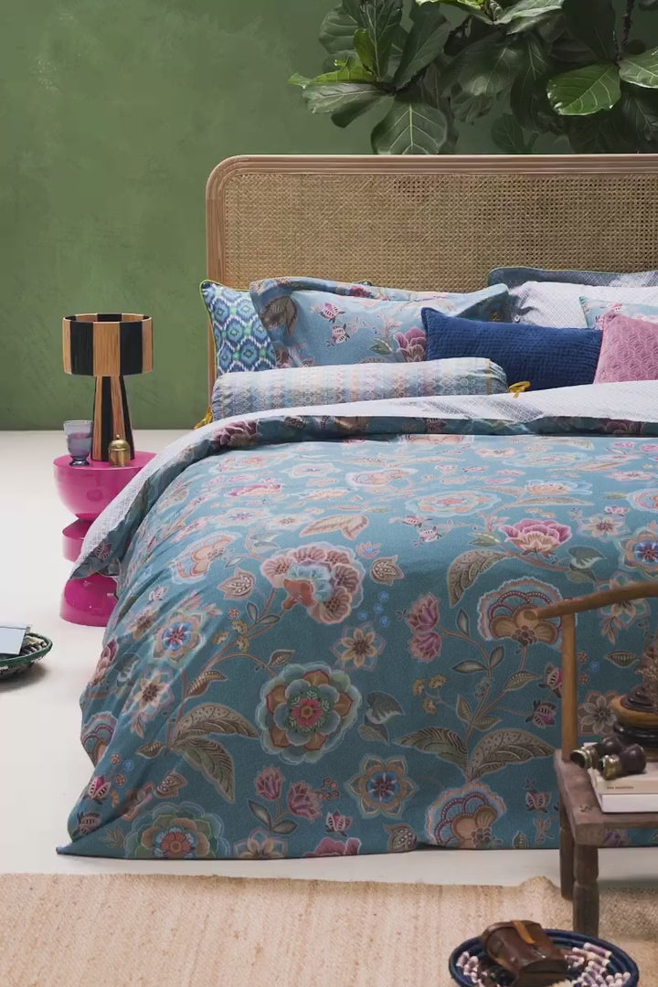 Pip Studio Matata Blue – Παπλωματοθήκη 220×260 cm + 2 Μαξιλαροθήκες