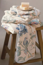 Pip Studio Secret Garden White/Blue – Σετ Μπουρνούζι & Πετσέτες (4 τεμαχίων)