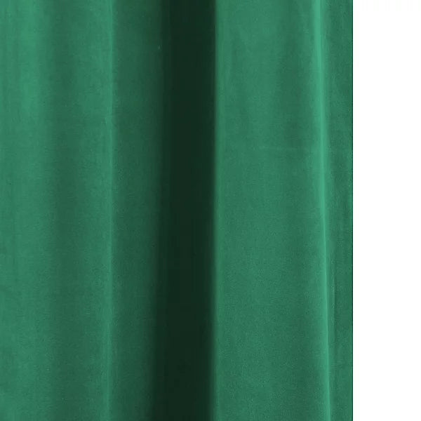 Valgreta Peacock Green Velvet Lined Eyelet Curtains – 228×228 cm (Ζεύγος)